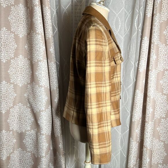 Kasper for A.S.L. Plaid Blazer Jacket | Size 10 | Classic Career Style - Picture 2 of 6